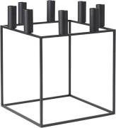 Audo Copenhagen Kubus 8, Candle Holder, Black Sort Str B: 23 x H: 23 c...