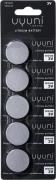 Uyuni Cr2450 Battery, 3V, 550mah 5 Pack Silver - Led Stearinlys hos Ma...