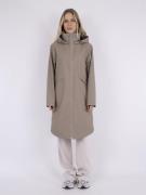 Neo Noir Rocco C Rain Jacket Kvinde Taupe Regnjakker Str 40 - hos Maga...