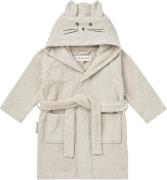 Liewood Lily Rabbit Bathrobe Str 1/2Y - Sandy Morgenkåber hos Magasin