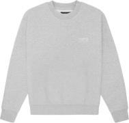 7 Days Active Organic Fitted Crewneck Kvinde 022 Heather Grey Sweatshi...