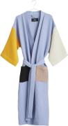 Hay Waffle Bathrobedusty Blue Multi Morgenkåber - hos Magasin