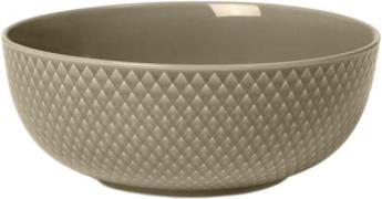 Lyngby Porcelæn Rhombe Earth Skål Ø15. 5 cm Clay Brun Str H:6 Ø:15,5 c...