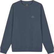 Mads Nørgaard - Copenhagen Standard Crew Logo Sweat Mand Blå Sweatshir...