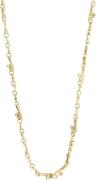 Pilgrim Hallie Organic Shaped Crystal Necklace Goldplated One size - H...