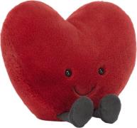 Jellycat Amuseable Red Heart Large - Bamser hos Magasin