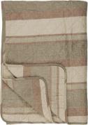 Ib Laursen Quilt Beige M/brune og Rustfarvede Striber Multi Str L:180 ...