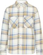 Knowledge Cotton Apparel Checked Overshirt Gots/vegan Mand Creme Check...