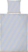 Mette Ditmer Diagonal bed set Light Blue , Sand Str 140x220, 60x63 CM ...