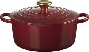 Le Creuset Rund Stbejernsgryde 4,2L Garnet Garnet Str 24cm - Gryder ho...