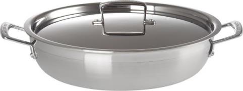 Le Creuset 3ply Buffetgryde 30 cm Silver Str 30cm - Gryder hos Magasin