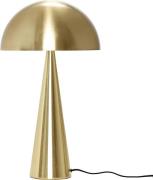 Hübsch Mush Tall Table Lamp Brass Str H 50cm Ø 30cm - Bordlamper Messi...