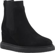 Cashott Casanja Chelsea Boot Suede Kvinde Black Chelsea Boots Str 40 -...