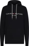 Tommy Hilfiger Core Tommy Logo Hoody Mand Blå Hoodies Str L - Bomuld h...