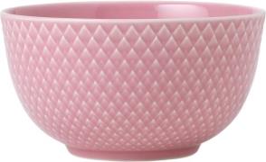 Lyngby Porcelæn Rhombe Color Skål Ø11 cm Rosa Porcelæn Lyserød Str H:6...