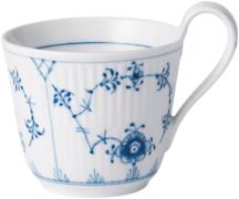 Royal Copenhagen Blue Fluted Plain High Handle Cup 24cl Hvid Str 25 cl...