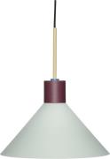 Hübsch Crayon Lamp Blue Blå/burgundy/lyseblå/gul Str ø35xh38cm - Pendl...