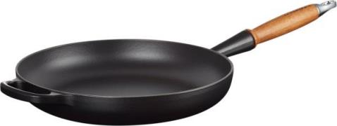 Le Creuset Stegepande M/træht 28cm Matte Black Satin Black Str 28cm - ...