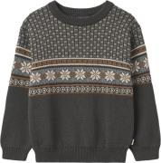 Wheat Jacquard Pullover Elias Str 3 år / 98 cm - Raven Toppe Bomuld ho...