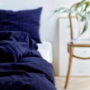 Södahl Sengetøj 140x220 Noble Navy Blue Navy Str L:220cm B:140cm H:0.1...