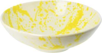 Familianna Splash Serving Bowl Yellow Splash Str D: 32 cm H: 10 cm - S...