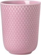 Lyngby Porcelæn Rhombe Krus 33 cl Rosa Porcelæn Lyserød Str H:10,5 Ø:8...