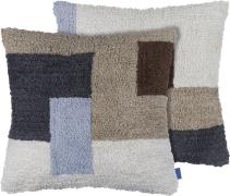 Mette Ditmer Brick Tufted Cushion Dark Grey - Pyntepuder hos Magasin