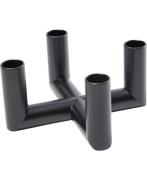 Uyuni Matrix Candle Holder 4'arm Mini Taper - Matte Black - 7,5 Mat So...