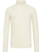 Manifattura Knitwear Mand Creme Sweaters Str L - Merino Uld hos Magasi...