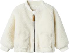 Lil' Atelier Nmnlajo Bomber Jacket LIL Str 92 - Coconut Milk/ladybug O...