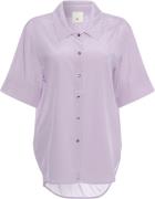 Heartmade ¤ Matea Shirt HM ¤ Kvinde Wild Orchid Kortærmede Skjorter St...