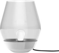 New Works Bowl Table Lamp, Stainless Steel w. Light Smoked Glass Sølv ...