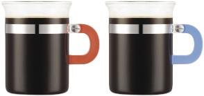 Bodum Chambord 2 stk. Glas 0,30 l 0008 - Kopper Med Hank Glas hos Maga...