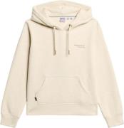 Superdry Essential Logo Hoodie Kvinde Light Oat Marl Hættetrøjer Str S...