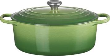 Le Creuset Oval Gryde 31 Bamboo Green Bamboo Green Str 31cm - Gryder h...