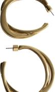 MANGO Intertwined Hoop Earrings U - Creoler hos Magasin