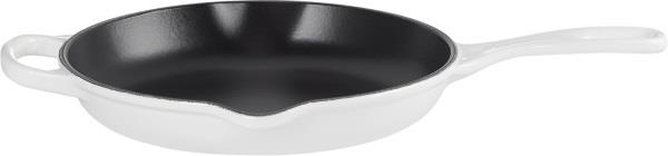 Le Creuset Stegepande Støbejern 23cm White White Str 23 cm - Stegepand...