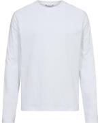 Holzweiler M. Regular Long Sleeve Mand White Langærmede T-shirts Str M...