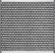 Mette Ditmer Grid Fingertip Towel Black / Off-white - Håndklæder Bomul...