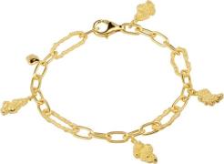 Camille Brinch Jewellery Charm Crush Bracelet 17 cm - Kædearmbånd Med ...