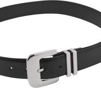 MANGO Square Buckle Belt L - Bælter Læder hos Magasin