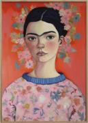 Poster & Frame Treechild Young Frida Flerfarvet Str 30 x 40 cm - Plaka...