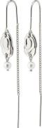 Pilgrim Emilie Chain Earrings Silverplated One size - Ørehænger hos Ma...