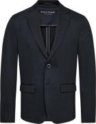 Bruun & Stengade BS Chapelle Classic Fit Blazer Mand Navy Blazere Str ...