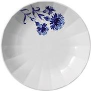 Royal Copenhagen Blomst 24 cm. dyb Tallerken Nellike Hvid Str 24 cm - ...