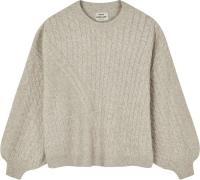 Mads Nørgaard - Copenhagen Recycled Wool Mix Rokko Sweater Kvinde Sand...