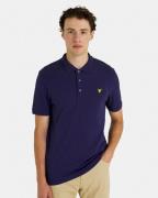 Lyle & Scott Plain Polo Shirt Mand Z99 Navy Kortærmede Poloer Str L - ...