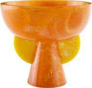 Jonathan Adler Mustique Pedestal Bowl Orange/yellow - Serveringsskåle ...