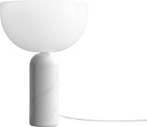 New Works Kizu Table Lamp Small White Marble Str H 35cm Ø 25cm - Bordl...