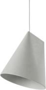 Moebe Ceramic Pendant, Wide Light Grey Str H 23 x W 23 x D 23,5 cm - P...